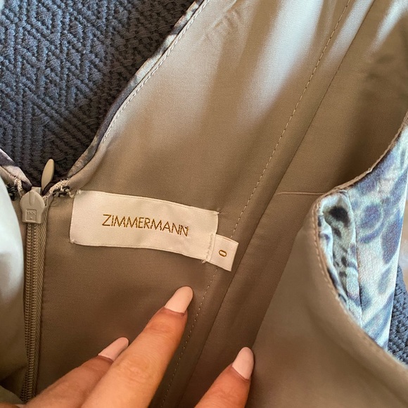Zimmermann Leopard Pattern Cocktail Dress size 0 - Picture 4 of 4